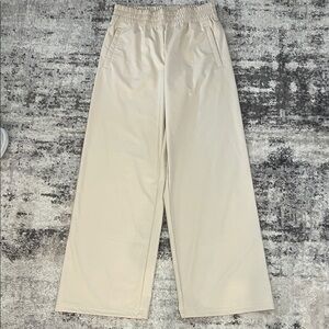 Aerie Beige Elastic Waist Pants